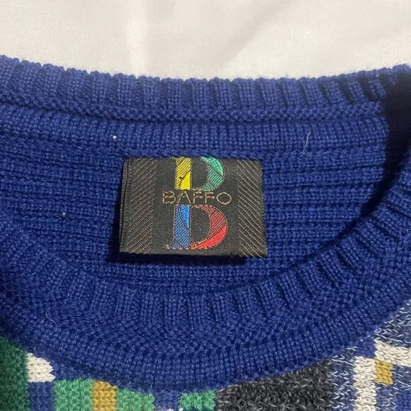 Vintage 90s BAZZO Sweater Large - Picture 3 of 8